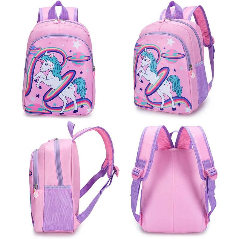 Cartable licorne avec arc-en-ciel magique