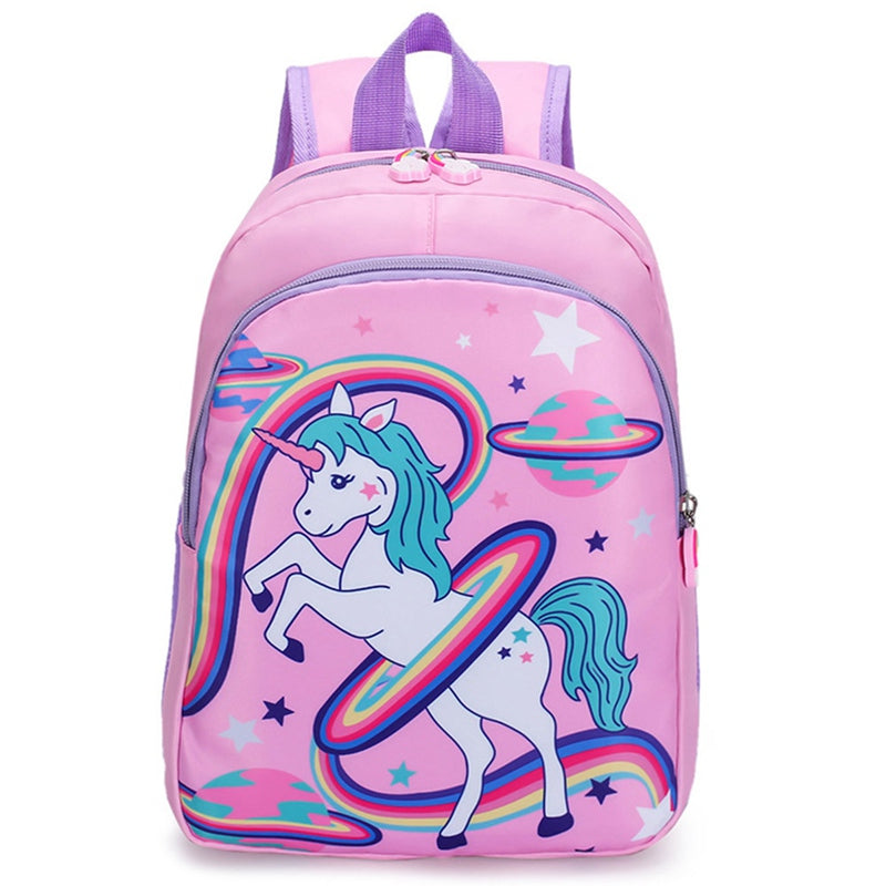 Cartable licorne avec arc-en-ciel magique