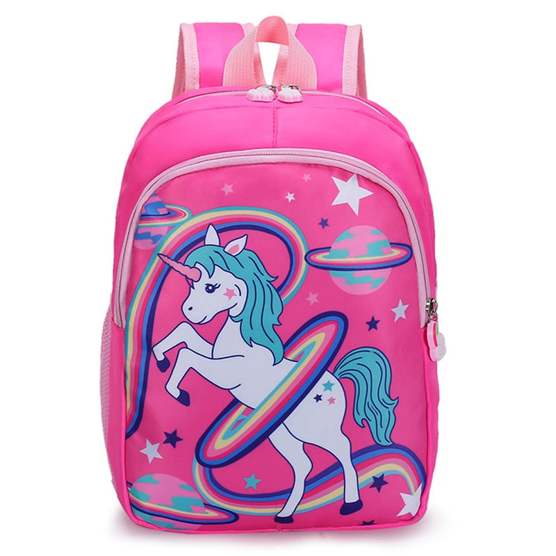Cartable licorne avec arc-en-ciel magique