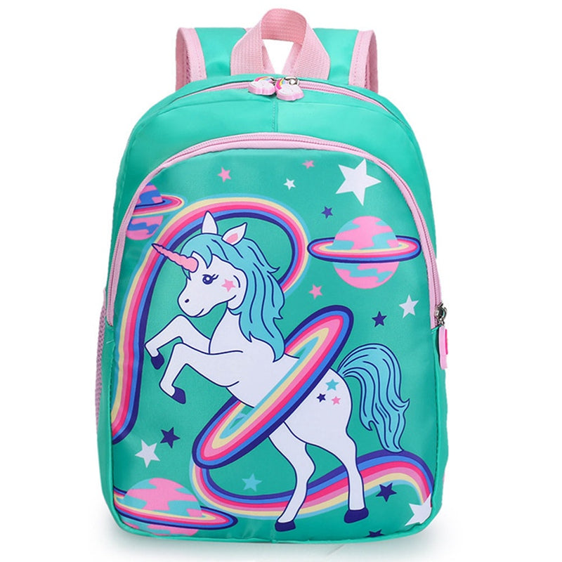 Cartable licorne avec arc-en-ciel magique