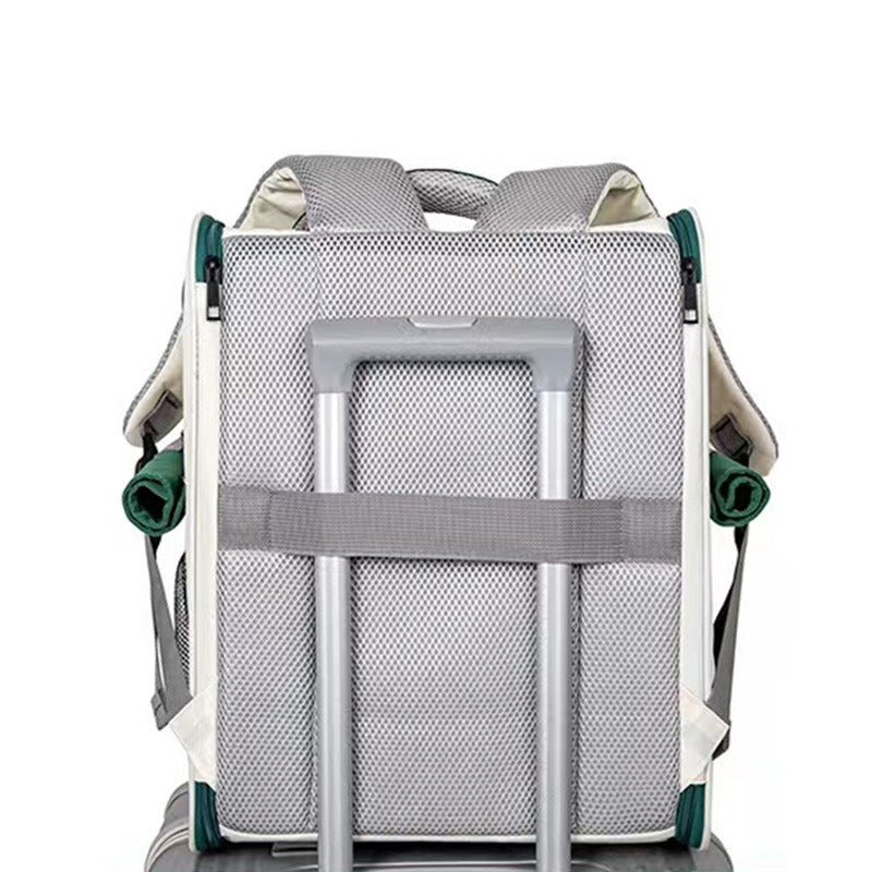 Sac à dos pour chat et chien avec coussin