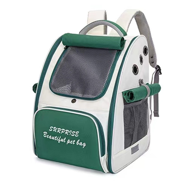 Sac à dos pour chat et chien avec coussin