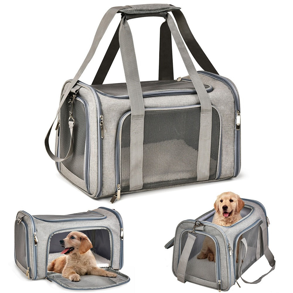 Sac de transport pour chat et chien moumoute