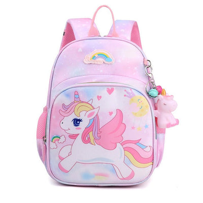 Cartable licorne avec pendantif licorne