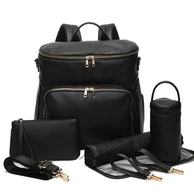 Sac à langer en cuir PU - Design et polyvalent