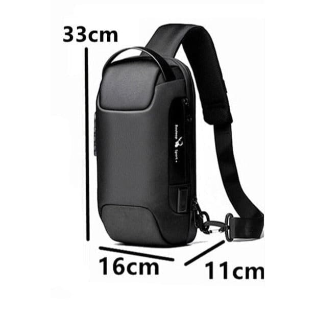 Sac à Bandoulière étanche Antivol