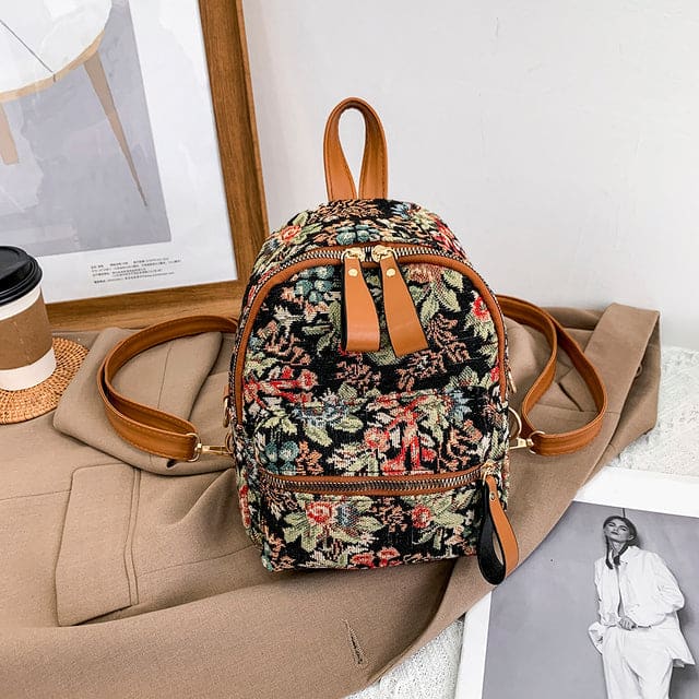 Sac à Dos à Fleurs