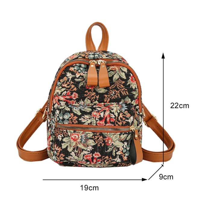 Sac à Dos à Fleurs
