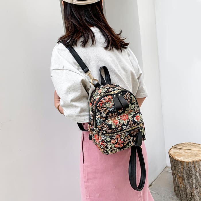 Sac à Dos à Fleurs