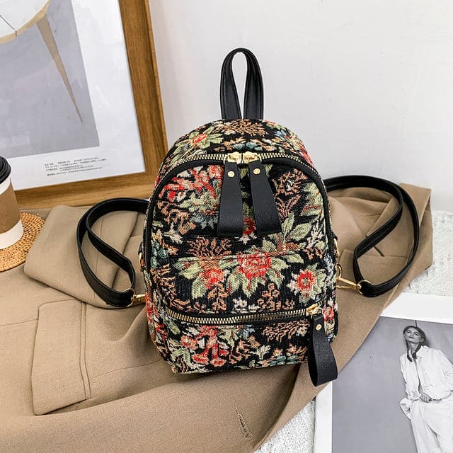 Sac à Dos à Fleurs