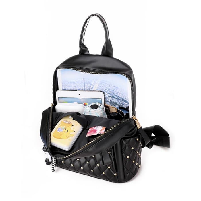 sac à dos Noir Femme